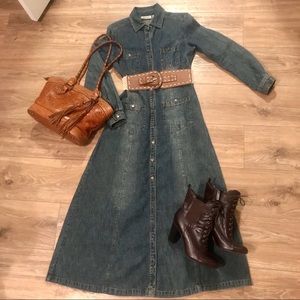 Denim dress